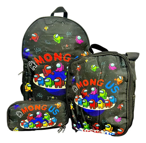2023 Nueva Mochila Para Niños Among Us - 3 Piezas
