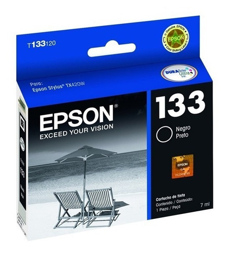 Cartucho Epson 133 Negro Tx235w 420w Tx320f Original Cerrado