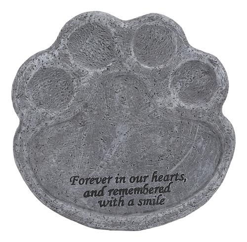 Pet Memorial Stone Marker Paw, Resistente A La Intemperie, D