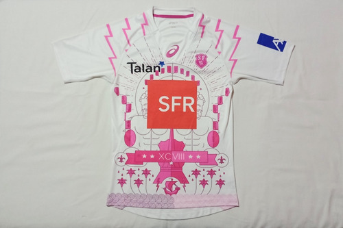 Camiseta Stade Francais 2016 Asics Paris Rugby Francia M