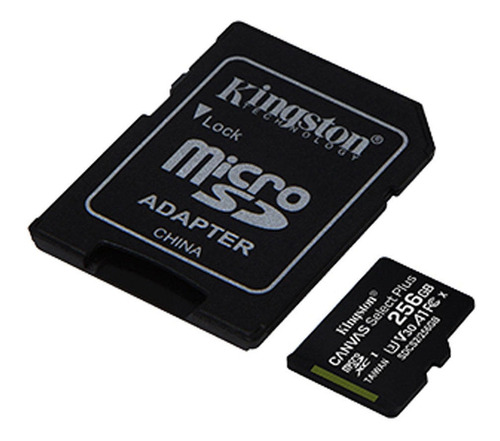 Tarjeta Memoria Micro Sd Tf Kingston Canvas Select 256gb