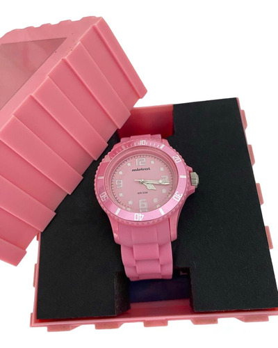 Reloj Mistral Original De Mujer Rosa Sumergible