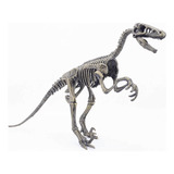 Dinohueso Velociraptor, Juguete Armable De Dinosaurio