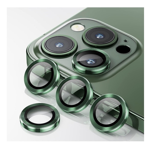 Protector Camara Aros Metálicos Compatibles Para iPhone
