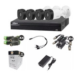 Kit Profesional Dahua 4 Camaras Fhd 1080p Lite Hdd 1tb