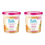 Depilatorio Depil Bella Cera Hidro 600g Natural-kit C/2un