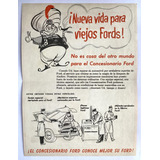Autos Ford Aviso Publicitario De 1952