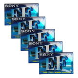 Pack C/5 Casette Sony Ef 90min