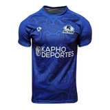 Camiseta Rugby Kapho Urvch Maori Azul Adultos