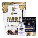 Whey Protein + Bcaa 2000 + Creatina. Combo Gold Nutrition. Outlet