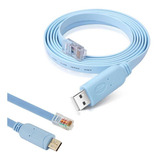 Cable De Consola Cisco Rj45-usb Con Ftdi Chip Router Usb A