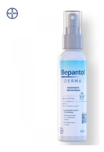 Bepantol Derma Spray Hidratante 50ml Sem Enxágue