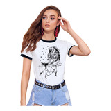 Blusa Playera Gato Para Mujer, Ropa Divertida Casual