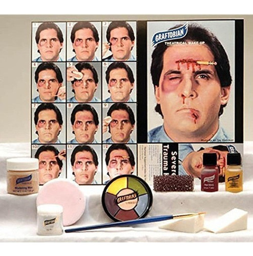 Graftobian Professional Severe Trauma Makeup Kit Para Efecto