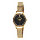 Reloj Mujer Citizen Ez7002-54e Cuarzo Pulso Dorado En Acero 