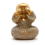 Buda Baby Bebê Ceguinho Baby Buda Estatueta 9 Cm Brilhante