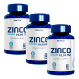  180 Capsulas 500mg Zinco Quelado Suplemento Natural Import