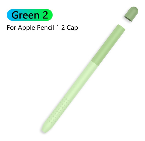 Funda Protectora De Silicona Para Lápiz Apple Pencil 1 2, 1