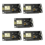 5 Piezas De Modulo Esp8266 12f Wifi Lua Nodemcu Node Mcu Usb