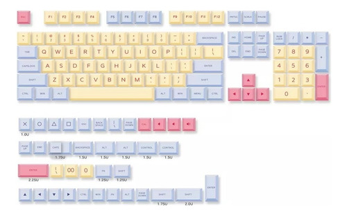 Keycaps Xda Set Teclas Pbt Para Teclado Mecánico