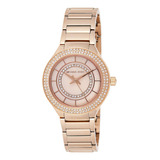 Michael Kors Reloj Mini Kerry Para Mujer Reloj De Oro Rosa M