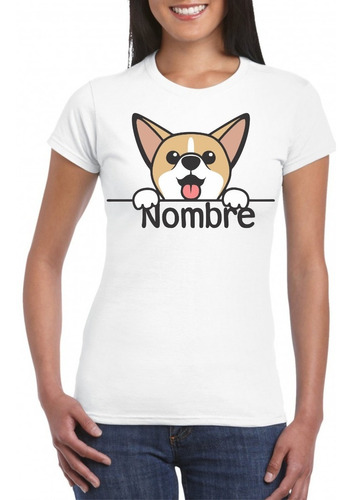 Playera Personalizada De Mascota Con Nombre Perro Gato D2