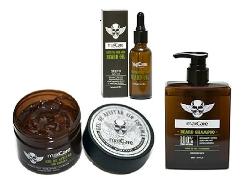 Shaving O Gel De Afeitar + Aceite De Barba + Shampoo Barba