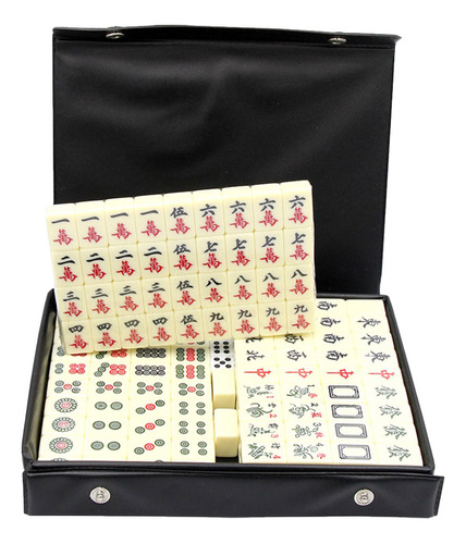 Set De Viaje Mahjong Tradicional Chino, Juguete Portátil