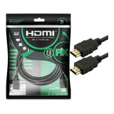 Cabo Hdmi Pix 3 Metros 2.0 4k 19 Pinos 018-2223 