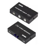 Switch Hub Switcher Abs 2 Portas Usb2.0 Tipo-b Impressora