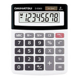 Calculadora Daihatsu D-e805 8 Dígitos De Mesa Color Gris