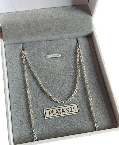 Cadena Forcet Diamantada Por 45cm Para Hombre O Mujer Plata