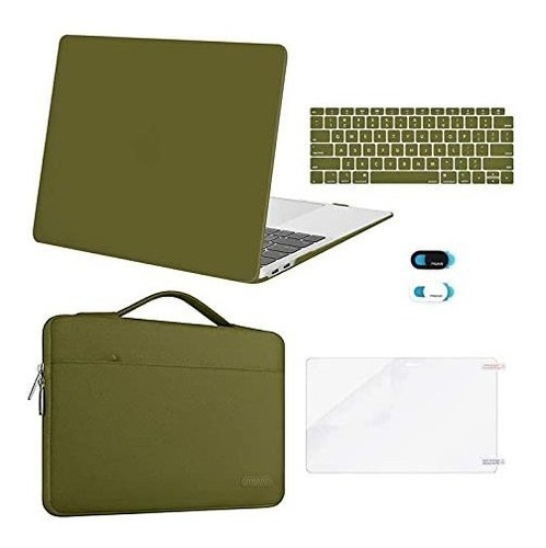 Combo De Accesorios Macbook Air 13 A2337 A2179 A1932 Oliva