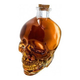 Botella Calavera Vidrio Craneo Vodka Whisky 200 Ml Skull