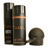 Fibras Capilares Kabil Cabello Kit Completo Color Cafe Claro