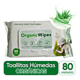 Toallas Húmedas Organicas - Toallitas Organic Wipes 80 Unid.