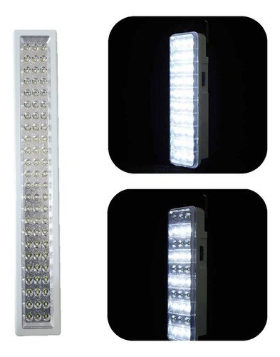 Lámpara Linterna Emergencia 72 Led Recargable Camping Rl5309 Color Blanco