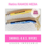 Combo Snorkel O.u.s Divers Usados-impecable-ramos Mejia-micr