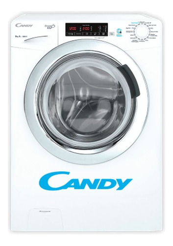  Lavarropas Automático Candy Gvs128tc3 8kg 1200rpm Blanco