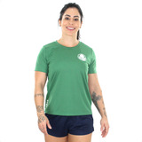 Camiseta Feminina Palmeiras Oficial Licenciado - Verde