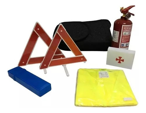 Kit De Emergencia Obligatorio, Extintor, Chaleco Reflectante