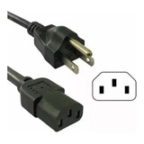 3 Piezas Cable Corriente Para Pc Monitor Cpu Trifasico 