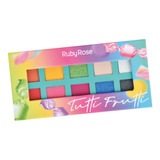 Paleta De Sombras Coloridas Tutti Frutti Ruby Rose