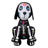 Inflable De Halloween Fantasma Perro Decorativo Exterior 