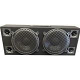 2 Woofers Doble X 10´´ + 4tweeter + Cajon Con Bornera 200rms