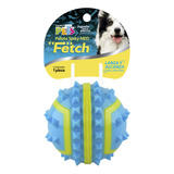 Juguete Pelota Spiky Fetch Mediana Para Perro Fancy Pets Color Azul/amarillo
