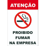 Placa Proibido Fumar | Não Fume | Diversos Modelos