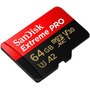 Memoria Micro Sd 64gb Sandisk Quickflow 4k Uhd 200mb/s Dron Memoria Micro Sd 64gb Sandisk Quickflow 4k Uhd 200mb/s Dron