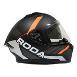 Casco Roda Course Naranja Neon Mate Gegga Cerrado Svs