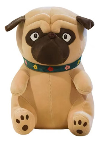 Peluche Perro Suave Felpa Perrito Pug Para Regalo 35cm